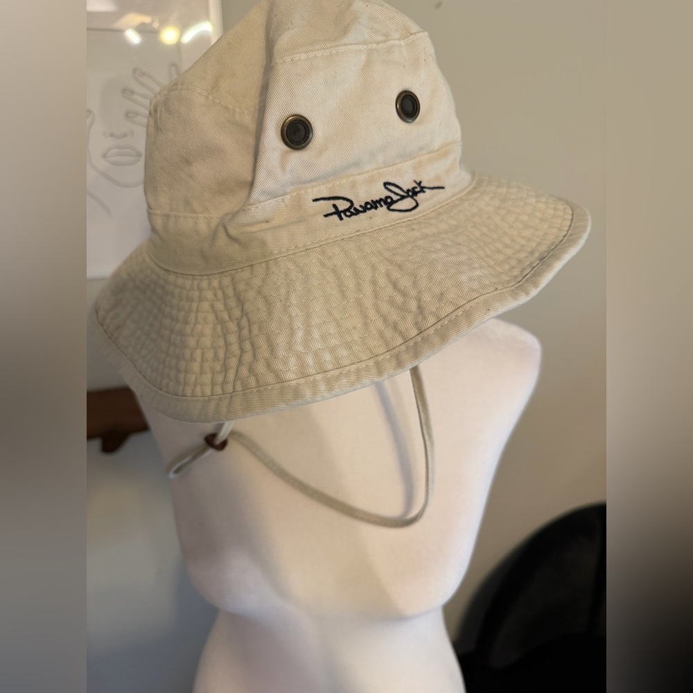 Panama Jack Tan Bucket Hat